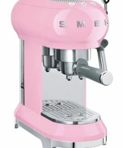 Best Pirce π Smeg Pink Espresso Coffee Machine ECF01PKAU π
