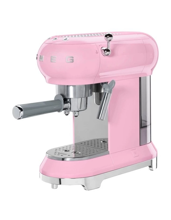 Best Pirce π Smeg Pink Espresso Coffee Machine ECF01PKAU π 3 Best Pirce π Smeg Pink Espresso Coffee Machine ECF01PKAU π - Image 3