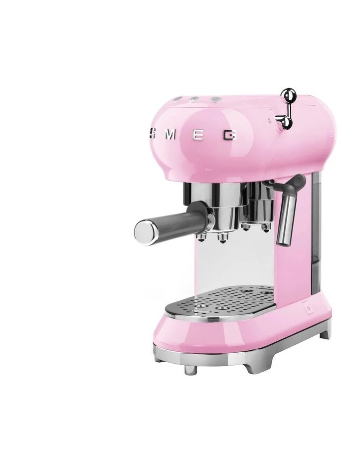 Best Pirce π Smeg Pink Espresso Coffee Machine ECF01PKAU π 4 Best Pirce π Smeg Pink Espresso Coffee Machine ECF01PKAU π - Image 4
