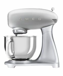 Cheap 🧨 Smeg 50's Style Silver Mixer SMF02SVAU 🎁
