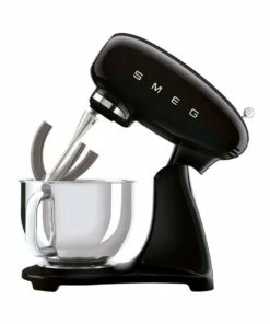 Best deal 🔥 Smeg 50's Style Black Mixer with Flex Edge Beater SMF03BLAU 🔔 -Appliances Sales Store 778229830 3 720x928