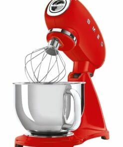 Discount 🔥 Smeg 50's Style Mixer With Flex Edge Beater Red SMF03RDAU 👍 -Appliances Sales Store 778230010 2 720x928