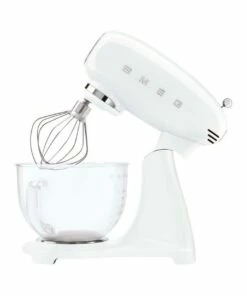 Best Pirce ✔️ Smeg 50's Style Mixer With Glass Bowl And Flex Edge Beater White SMF13WHAU ✔️ -Appliances Sales Store 778230100 3 720x928