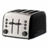 Brand new ⭐ Russell Hobbs Brooklyn 4 Slice Toaster Black RHT94BLK 👏