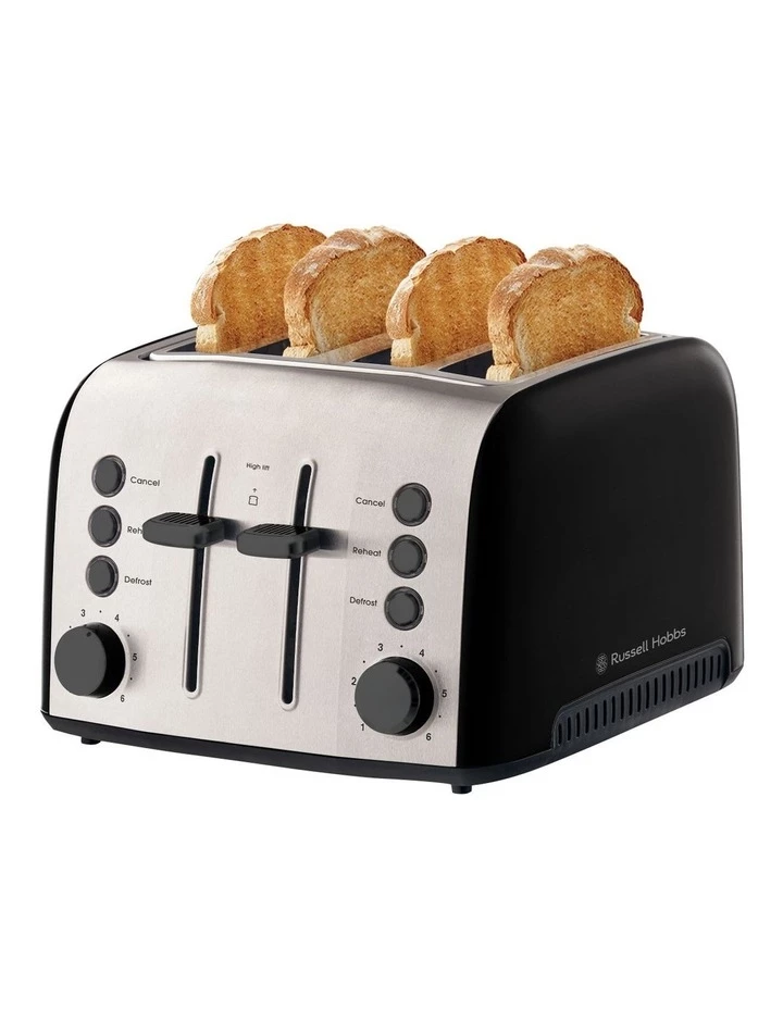 Brand new β Russell Hobbs Brooklyn 4 Slice Toaster Black RHT94BLK π 5 Brand new β Russell Hobbs Brooklyn 4 Slice Toaster Black RHT94BLK π - Image 5