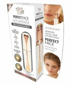 Best deal ❤️ Thin Lizzy Perfect Face White/Gold Rechargeable Hair Remover TLRPFR ❤️