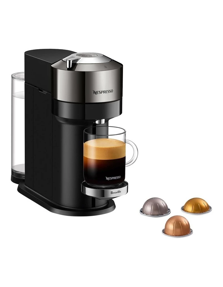 Outlet βοΈ Nespresso by Breville Vertuo Next Dark Chrome Deluxe Capsule Coffee Machine with Aeroccino BNV570DCR π 1 Outlet βοΈ Nespresso by Breville Vertuo Next Dark Chrome Deluxe Capsule Coffee Machine with Aeroccino BNV570DCR π
