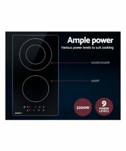 Discount ⭐ Devanti Electric Ceramic Cooktop 30cm Kitchen Cooker Cook Top Hob Touch Control 3-Zones ✨ -Appliances Sales Store 780366970 5 720x928