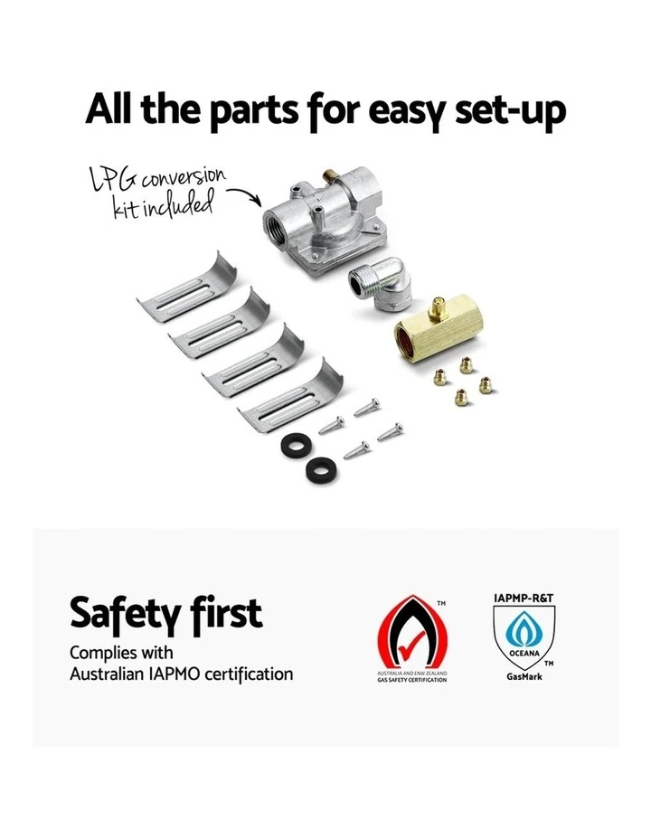 Hot Sale π Devanti Gas Cooktop 60cm Gas Stove Cooker 4 Burner Cook Top Konbs NG LPG Steel π 6 Hot Sale π Devanti Gas Cooktop 60cm Gas Stove Cooker 4 Burner Cook Top Konbs NG LPG Steel π - Image 6