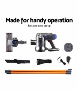 Cheap 🛒 Devanti Handheld Vacuum Cleaner Cordless Stick Handstick Car Vac Bagless 2-Speed LED Headlight 👍 -Appliances Sales Store 780378040 6 720x928