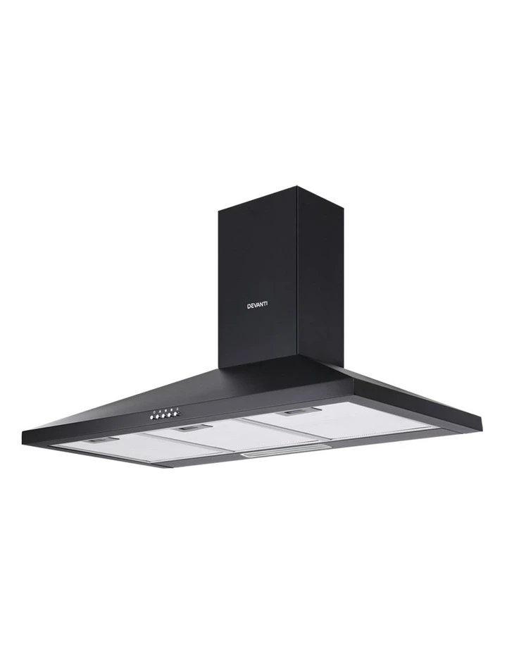 Best Pirce β€οΈ Devanti Range Hood Rangehood 90cm 900mm Kitchen Canopy LED Light Wall Mount Black π 1 Best Pirce β€οΈ Devanti Range Hood Rangehood 90cm 900mm Kitchen Canopy LED Light Wall Mount Black π