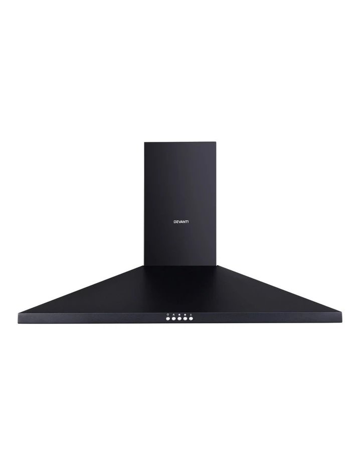 Best Pirce β€οΈ Devanti Range Hood Rangehood 90cm 900mm Kitchen Canopy LED Light Wall Mount Black π 3 Best Pirce β€οΈ Devanti Range Hood Rangehood 90cm 900mm Kitchen Canopy LED Light Wall Mount Black π - Image 3