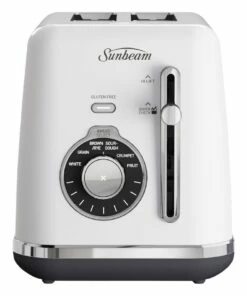 Flash Sale 😀 Sunbeam Alinea Select 2 Slice Toaster White TA2820W ⭐