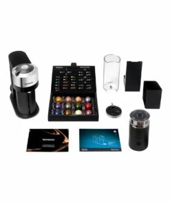 Best deal 👏 Nespresso by Delonghi Vertuo Next & Milk Capsule Coffee Machine Chrome ENV120CAE ⌛ -Appliances Sales Store 784722160 5 720x928