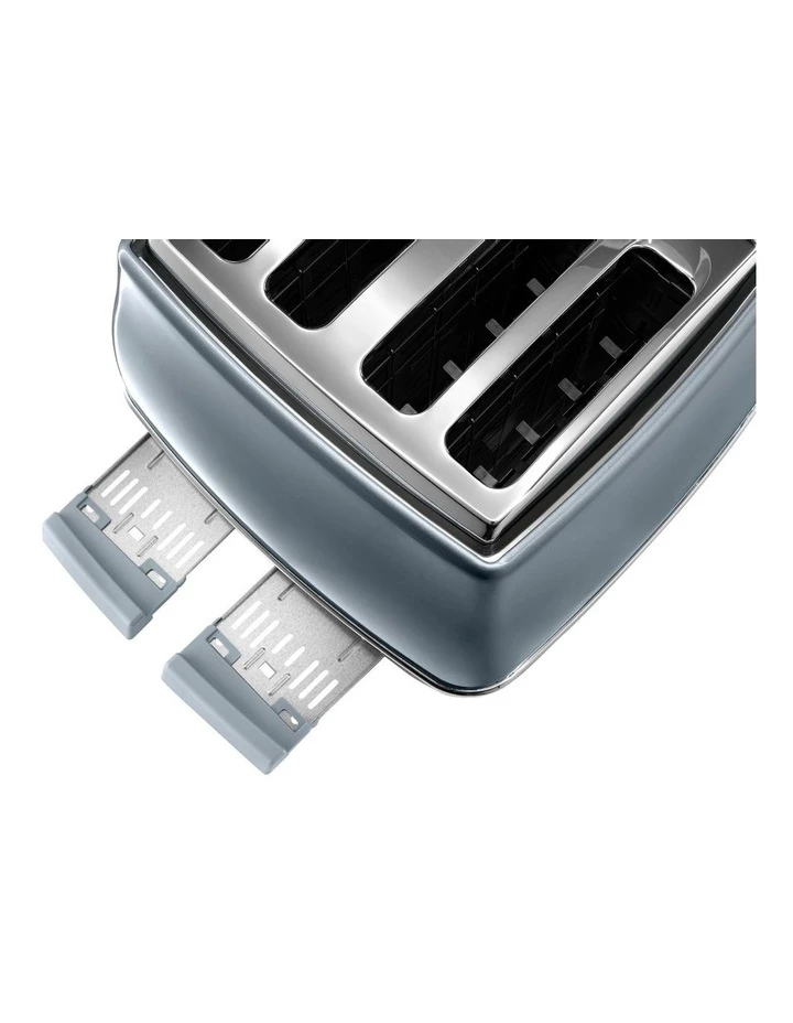 Hot Sale ⌛ Delonghi Icona Metallics 4 Slice Toaster Cobalt Blue CTOT4003AZ ⌛ 3 Hot Sale ⌛ Delonghi Icona Metallics 4 Slice Toaster Cobalt Blue CTOT4003AZ ⌛ - Image 3
