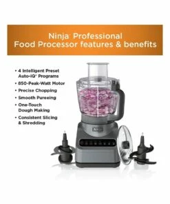 Best deal ⭐ Ninja Precision Silver Food Processor BN650 🎁 -Appliances Sales Store 787500280 4 1 720x928