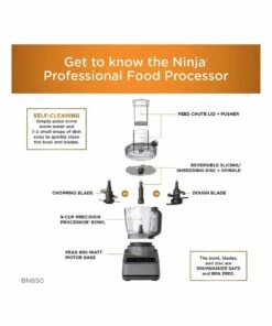Best deal ⭐ Ninja Precision Silver Food Processor BN650 🎁 -Appliances Sales Store 787500280 5 1 720x928