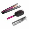 Coupon 🛒 Dyson Special Gift Edition Corrale Black/Fuschia Hair Straightener With Styling Set 371679-01 ✔️