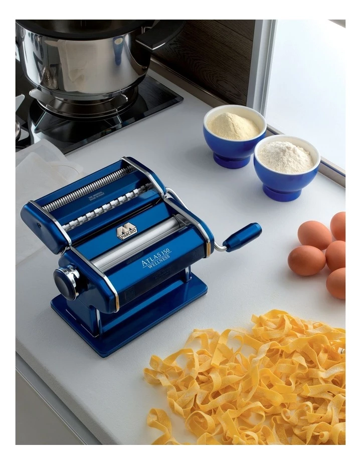 Best deal π Marcato Atlas Wellness 150 Pasta Machine Blue π 3 Best deal π Marcato Atlas Wellness 150 Pasta Machine Blue π - Image 3