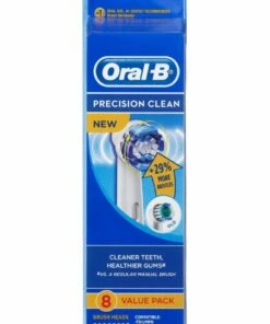 Deals 🛒 Oral-B Precision Clean Toothbrush Head White EB20 8 Pack 🔔