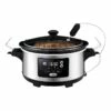 Best Sale 🎁 Kambrook Slow Cooker with Temp Control Brushed Stainless Steel KSC655BSS 🧨