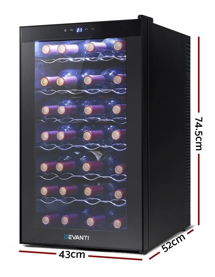 Flash Sale π My Plaza Wine Cooler 28 Bottle Thermoelectric Chiller Storage Fridge Cellar Black π 2 Flash Sale π My Plaza Wine Cooler 28 Bottle Thermoelectric Chiller Storage Fridge Cellar Black π - Image 2