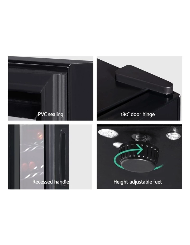 Flash Sale π My Plaza Wine Cooler 28 Bottle Thermoelectric Chiller Storage Fridge Cellar Black π 4 Flash Sale π My Plaza Wine Cooler 28 Bottle Thermoelectric Chiller Storage Fridge Cellar Black π - Image 4