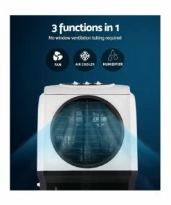 Coupon 😍 Devanti Evaporative Air Cooler Industrial Commercial Portable Water Fan Workshop ⭐ -Appliances Sales Store 795714760 4 720x928