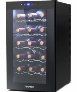Best reviews of 🤩 My Plaza Devanti Wine Cooler 18 Bottle Thermoelectric Chiller Storage Fridge Cellar Black 🤩