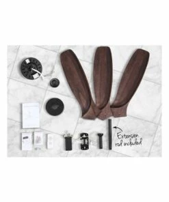 Best deal 🤩 My Plaza 52'' Fan Remote Control 8H Timer 3 Speeds 3 Wooden Blades 🔥 -Appliances Sales Store 795842470 5 720x928