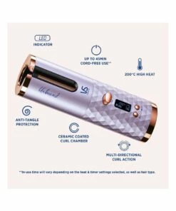 Brand new 🎉 VS Sassoon Unbound Cordless Metallic Purple Hair Curler VSC510UA 🌟 -Appliances Sales Store 798342580 4 1 720x928