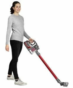 Best Pirce ⭐ Lenoxx Powerful Rechargeable Cordless Vacuum Cleaner Red 🎉