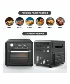 Hot Sale ❤️ Pronti 18l 1500w Electric Air Fryer Multi Cooker Oven Kitchen Appliance Black 😍 -Appliances Sales Store 816573430 4 720x928