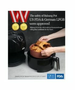 Best Pirce 🎉 Princess Trade Airfryer Reusable Silicone Pot Small - BROWN 🔔 -Appliances Sales Store 826349590 6 720x928