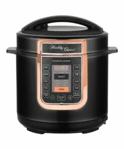 Discount 🔔 Healthy Choice 6L Electric Slow/Pressure Cooker 1000W Digital/Non Stick Pot RGLD 🎁