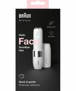 Budget 🔔 Braun Face Mini Hair Remover Electric Facial Hair Removal for Women White FS1000 🔔