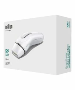 Cheap 🧨 Braun Silk-expert Pro 5 IPL Hair Removal Design Edition White/Silver with White Travel Pouch MBSEP5 😍