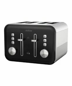 Discount 💯 Sunbeam Simply Shine 4 Slice Toaster Black TAP4004BK 👏
