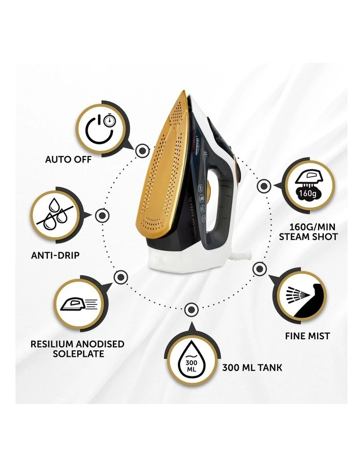 Best Pirce π Sunbeam Verve 680 Resilium White Steam Iron SRA6800 π 7 Best Pirce π Sunbeam Verve 680 Resilium White Steam Iron SRA6800 π - Image 7