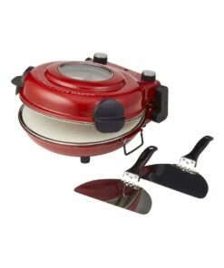 New π€© MasterPro The Ultimate Pizza Oven with Window Red MPPIZZAWRD β