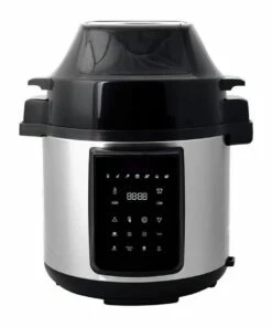 Buy π Healthy Choice 6L Air Fryer/Pressure Multi/Slow Cooker for Chips/Meat/Rice SLV π