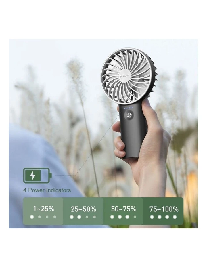 New π Yoobao Black Mini Fan & Power Bank π 2 New π Yoobao Black Mini Fan & Power Bank π - Image 2