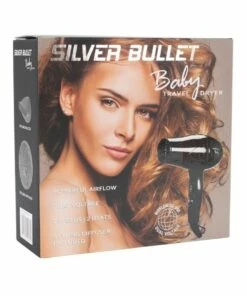 New ⌛ Silver Bullet Metallic 1200W Black Hair Dryer 🔥 -Appliances Sales Store 843266350 4 720x928