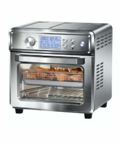 Cheap 🧨 Kitchen Couture 24 Litre Air Fryer Multifunctional LCD Digital Display Silver ✔️