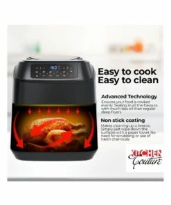 Cheap π₯ Kitchen Couture 11.5 Litre Air Fryer Multifunctional LCD Digital Display Black 𧨠9 Cheap π₯ Kitchen Couture 11.5 Litre Air Fryer Multifunctional LCD Digital Display Black 𧨠-Appliances Sales Store 843647140 3 720x928