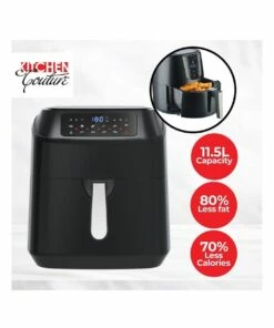 Cheap π₯ Kitchen Couture 11.5 Litre Air Fryer Multifunctional LCD Digital Display Black 𧨠10 Cheap π₯ Kitchen Couture 11.5 Litre Air Fryer Multifunctional LCD Digital Display Black 𧨠-Appliances Sales Store 843647140 4 720x928