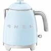 Outlet 🌟 Smeg 50's Style Mini Kettle Pastel Blue KLF05PBAU ✔️