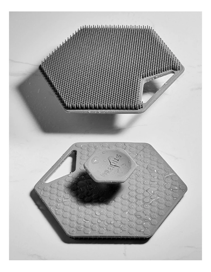 Outlet ✨ Tooletries The Body Scrubber Grey T0053-1 ✔️ 2 Outlet ✨ Tooletries The Body Scrubber Grey T0053-1 ✔️ - Image 2