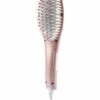 Promo 😀 Vivitar Ceramic Hair Straightening Brush/Comb Straightener Temp Control Rose ❤️