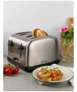 Outlet 😍 Russell Hobbs Classic 4-Slice Toaster Stainless Steel RHT14BRU 🤩 -Appliances Sales Store 855321310 4 720x928